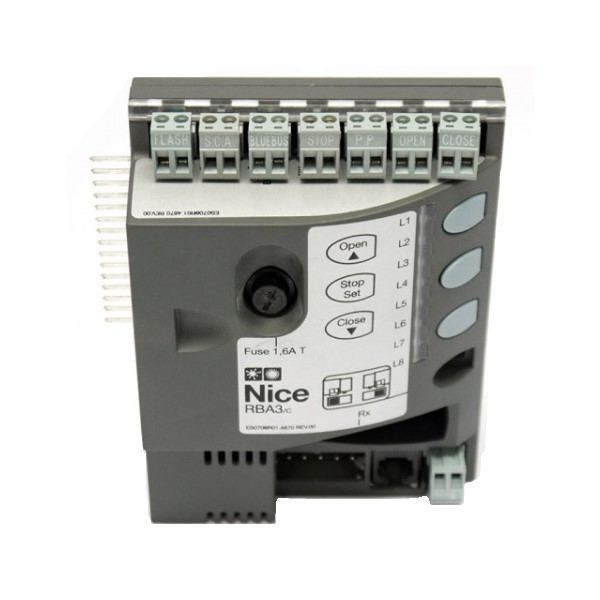 Nice RBA3 – Unitatea de comanda inteligenta pentru porti culisante