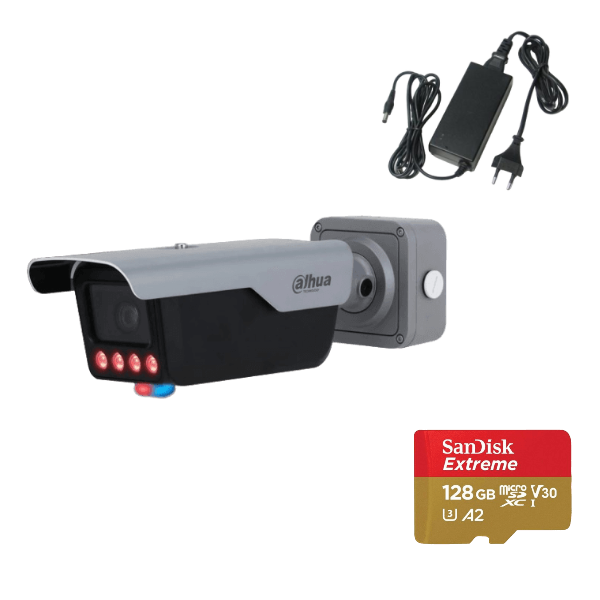 Pachet LPR Dahua ITC413-PW4D-IZ1 pentru recunoasterea numerelor si controlul barierei auto 