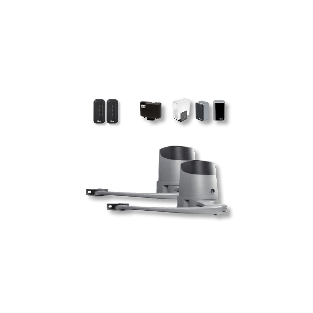 Kit automatizare porti batante de 2x2.4 m, Nice HOPPKIT Kit automatizare porti batante de 2x2.4 m, Nice HOPPKIT