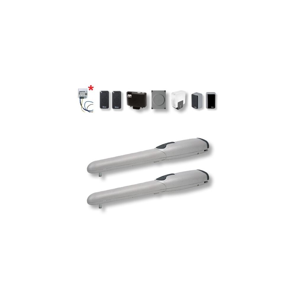 Automatizare porti batante 2x2m, Nice WINGO4KLT PROMO + Modul WiFi gratuit!