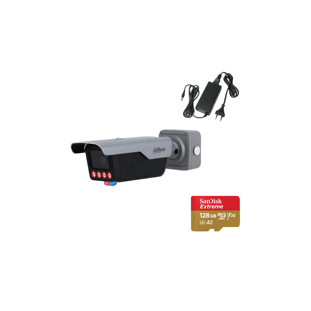 Pachet LPR Dahua ITC413-PW4D-IZ3 pentru recunoasterea numerelor si controlul barierei auto