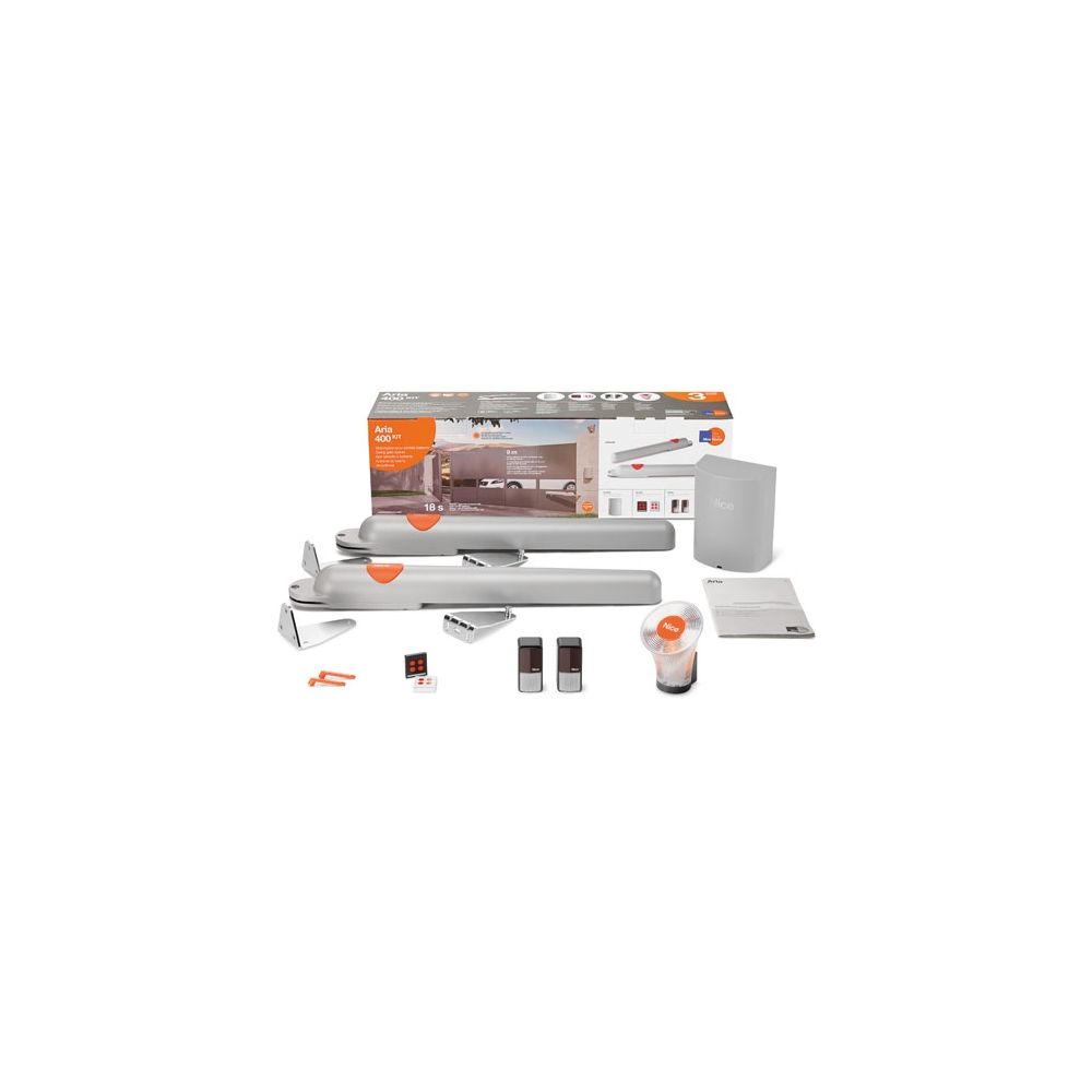 Kit automatizare porti batante, 2x4,5m, Nice Home ARIA 400