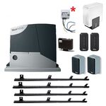 Kit automatizare poarta culisanta max. 400kg, NICE Robus400 RB400BDKCE Promo cu 4m cremaliera + releu WiFi grauit!