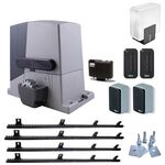 Kit automatizare poarta culisanta, 1000 kg, Nice Robus 1000, RB1000P, 4m creamaliere teflonate