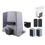 Kit automatizare poarta culisanta cu limitator de cursa Nice RB600P, fara cremaliere