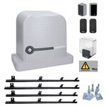 Kit automatizare poarta culisanta Nice Robus 400, pana la 400 kg, 4 metri cremaliera teflonata RBS400BDKCE