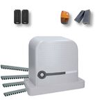 Kit automatizare poarta culisanta Nice Robus 600, pana la 600 kg, 4 metri cremaliera zincata, RBS600BDKCE MG