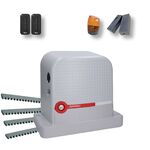 Kit automatizare poarta culisanta Nice Robus 600 Hi-Speed, pana la 600 kg, 4 metri cremaliera zincata RBS600HSBDKCE MG