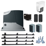 Kit automatizare poarta culisanta max. 400kg, NICE Robus400 RB400BDKCE cu 4m de cremaliere teflonate