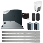 Kit automatizare poarta culisanta max. 400kg, NICE Robus400 RB400BDKCE cu 4m de cremaliere zincate
