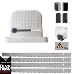 Kit automatizare poarta culisanta max. 800 kg, 4 metri cremaliera zincata, NICE Robus 800, RBS800BDKCE