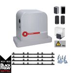 Kit automatizare poarta culisanta Nice Robus 600 Hi-Speed, pana la 600 kg, 4 metri cremaliera teflonata RBS600HSBDKCE