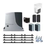 Kit automatizare poarta culisanta max. 1000Kg, Nice RB1000, 4 metri cremaliera teflonata