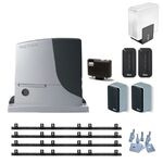 Kit automatizare poarta culisanta 600Kg Nice ROBUS RB600BDKCE cu cremaliere teflonate