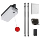 Kit automatizare usa de garaj Nice Spykit 650 Hi-Speed, sina 2 x 1.6 m