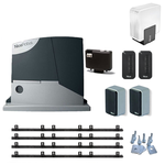 Kit automatizare poarta culisanta max. 400kg, NICE Robus400 RB400BDKCE cu 4m de cremaliere teflonate