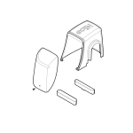 RUN1200HS - Grup E - Kit carcase exterioare Nice Run - RUN1500R10 / RUN1800 / RUN2500I / RUN2500 / RUN400HS