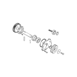 TH1500 - Grup C - Ansamblu ax iesire si pinion Thor 1500