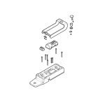 TTN3724HS / TTN6024HS - GRUP B - Grup carcasa superioara si maneta deblocare