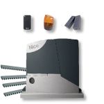 Kit automatizare poarta culisanta max.400Kg Nice ROAD400KCE MG + 4m cremaliera zincata