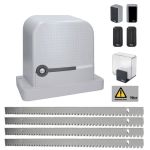 Kit automatizare poarta culisanta Nice Robus 400, pana la 400 kg, 4 metri cremaliera zincata RBS400BDKCE