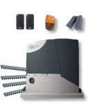 Kit automatizare poarta culisanta max.400Kg Nice ROAD400KCE MG + 4m cremaliera zincata