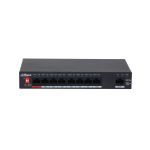 Switch PoE Dahua PFS3010-8ET-96, 8 porturi PoE, 96 W, Fast Ethernet
