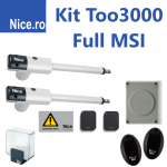 Kit automatizare Too3000KCE Full MSI pentru porti batante