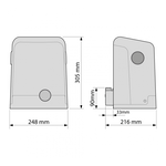 Kit automatizare porti culisante max. 600kg, Nice Home Filo 600