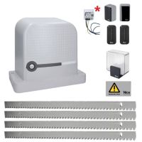 Kit automatizare poarta culisanta Nice Robus 600, pana la 600 kg, 4 metri cremaliera zincata, RBS600BDKCE PROMO