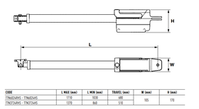 Kit de automatizare pentru porti batante 2x6m, Nice HI-SPEED TITAN TTN6024HS