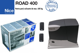 Kit automatizare poarta culisanta max.400Kg Nice Road RD400KCER10