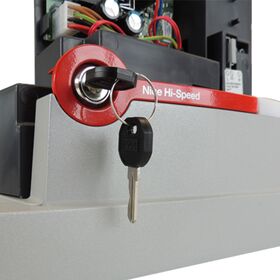 Kit automatizare poarta culisanta Nice Robus 600 Hi-Speed, pana la 600 kg, 4 metri cremaliera zincata RBS600HSBDKCE MG