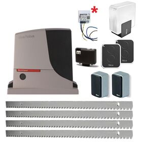 Kit automatizare hi-speed poarta culisanta 500Kg Nice ROBUS500HS cu cremaliera + releu WiFi gratuit