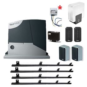 Kit automatizare poarta culisanta max. 400kg, NICE Robus400 RB400BDKCE Promo cu 4m cremaliera + releu WiFi gratuit!