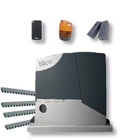 Kit automatizare poarta culisanta max.400Kg Nice ROAD400KCE MG + 4m cremaliera zincata