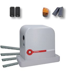 Kit automatizare poarta culisanta Nice Robus 600 Hi-Speed, pana la 600 kg, 4 metri cremaliera zincata RBS600HSBDKCE MG
