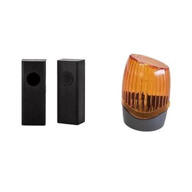 Kit accesorii pentru automatizare poarta (fotocelule, lampa LED cu suport)