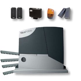Kit automatizare poarta culisanta max. 400kg, NICE RB400BDKCE MG + 4m cremaliera
