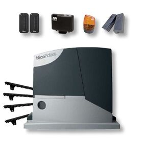 Kit automatizare poarta culisanta max. 400kg, NICE RB400BDKCE MG + 4m cremaliera teflonata