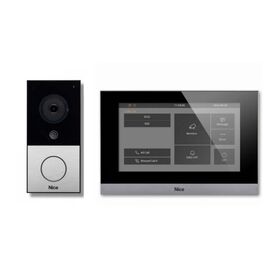 Pachet interfonie NICE MyBell, kit videointerfon cu doua fire
