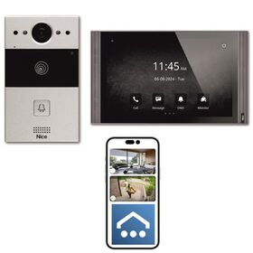 Pachet interfonie NICE MyBell IP, kit videointerfon IP