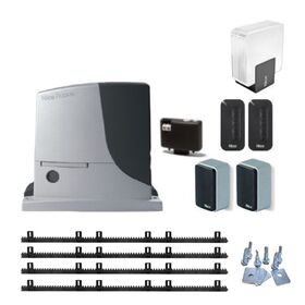Kit automatizare poarta culisanta max. 1000Kg, Nice RB1000, 4 metri cremaliera teflonata