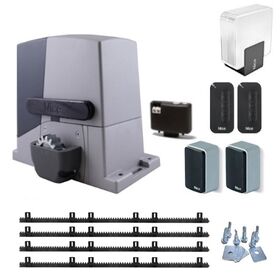 Kit automatizare poarta culisanta, 1000 kg, Nice Robus 1000, RB1000P, 4m creamaliere teflonate