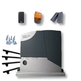 Kit automatizare poarta culisanta max.400Kg Nice ROAD400KCE MG + 4m cremaliera teflonata