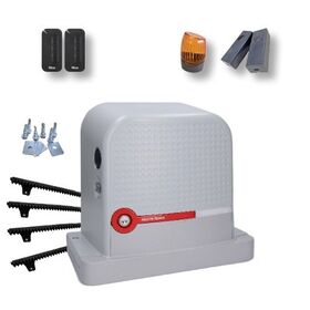 Kit automatizare poarta culisanta Nice Robus 600 Hi-Speed, pana la 600 kg, 4 metri cremaliera teflonata RBS600HSBDKCE MG