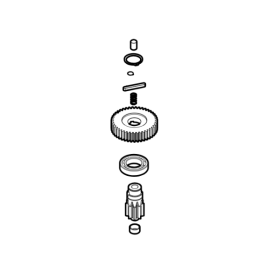 HK7024R10 - GRUP F - Kit coroana dintata NICE HYKE - HK7224 HK7024HSR10 HK7224HS