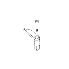 RB400KCER10 - Element 31 + 3 - Kit maneta deblocare si surub fixare - RB1000R10 / RB600R10 / RD400KCER10 / ROX1000R10