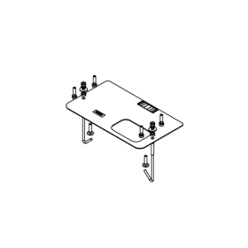 RBS400R30 - Grup F - Placa de fixare si montaj motor - RBS600R30 / RBS600HSR30 / RBS800R00 / RBS400 / RBS600 / RBS600HS