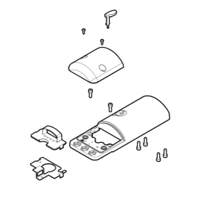 TOO3000R01 / TOO3024 / TOO4500 / TOO4524- Grup A - Kit capace plastic - piese de schimb